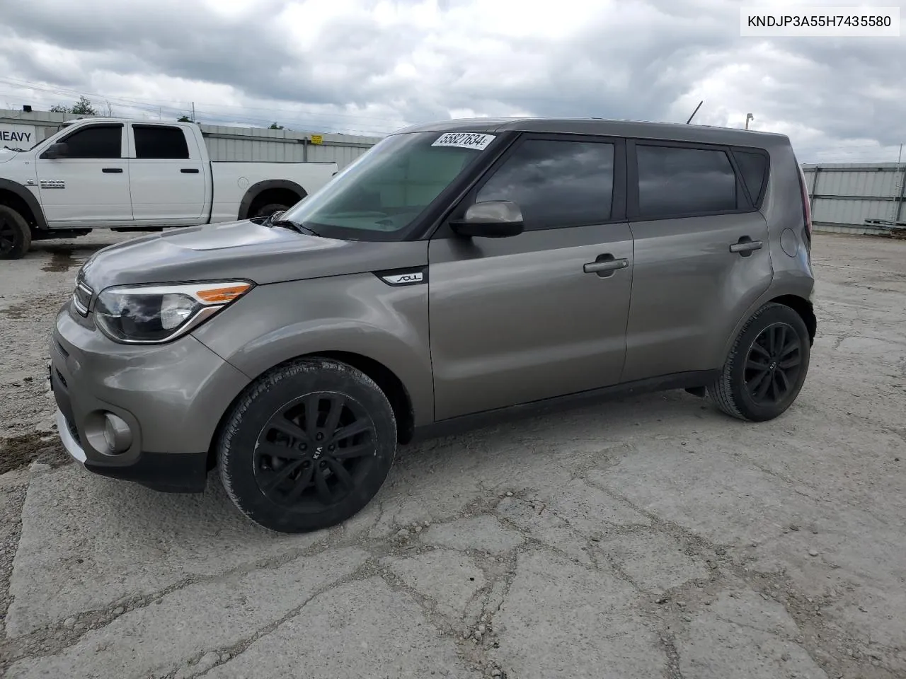 2017 Kia Soul + VIN: KNDJP3A55H7435580 Lot: 55827634