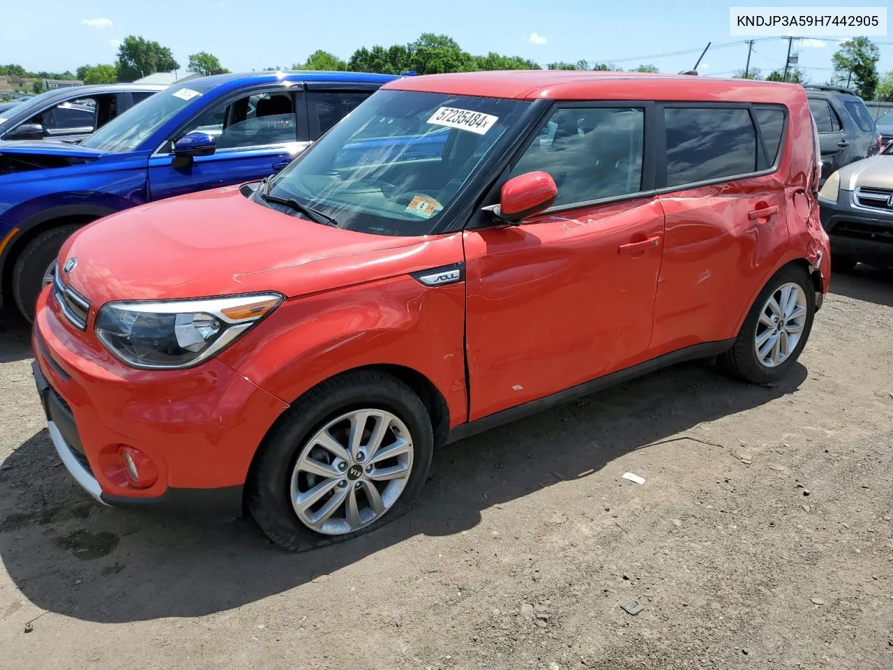 KNDJP3A59H7442905 2017 Kia Soul +