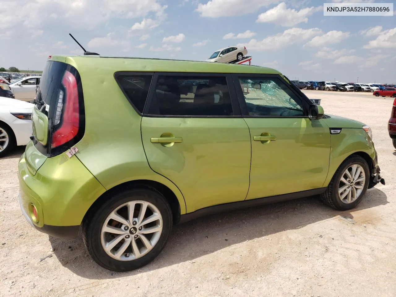 2017 Kia Soul + VIN: KNDJP3A52H7880696 Lot: 58638994