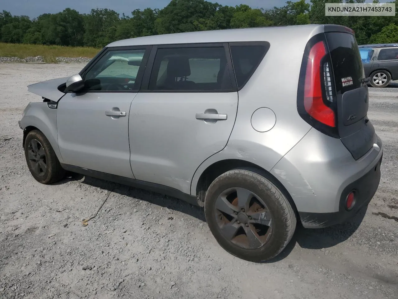 2017 Kia Soul VIN: KNDJN2A21H7453743 Lot: 59113854