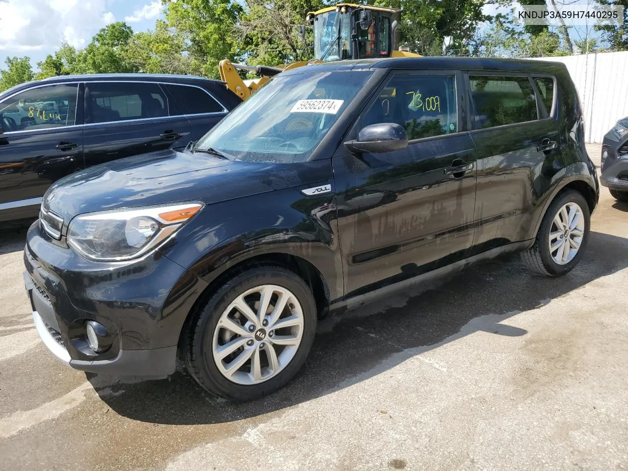 2017 Kia Soul + VIN: KNDJP3A59H7440295 Lot: 59562374