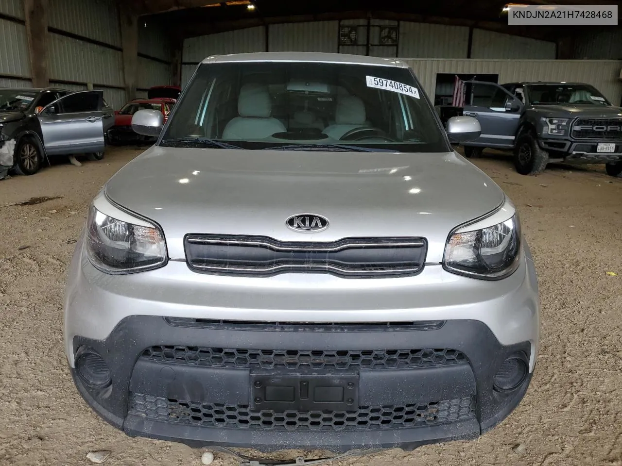 2017 Kia Soul VIN: KNDJN2A21H7428468 Lot: 59740854