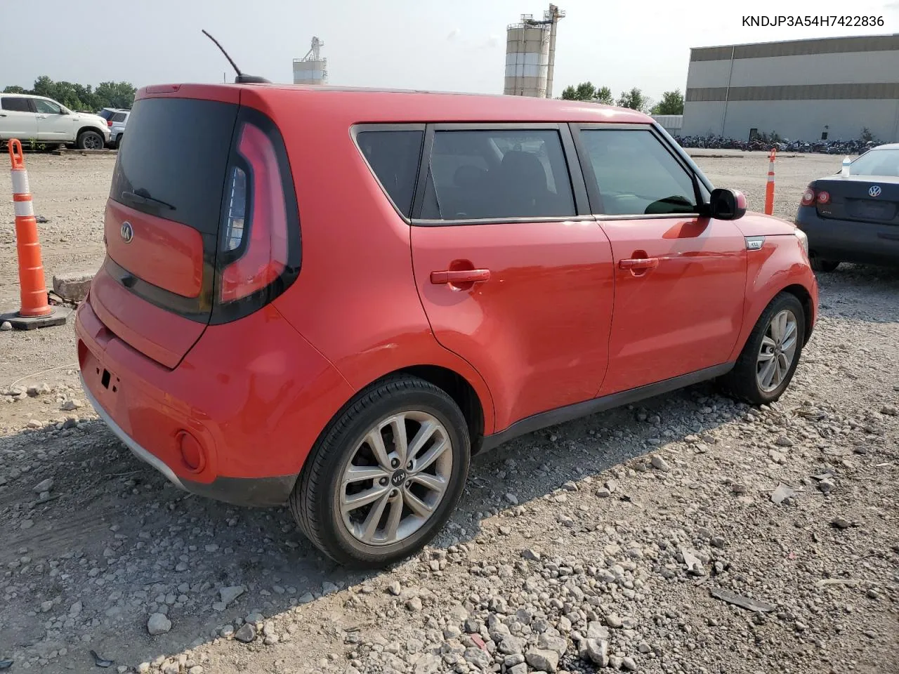 2017 Kia Soul + VIN: KNDJP3A54H7422836 Lot: 63651464