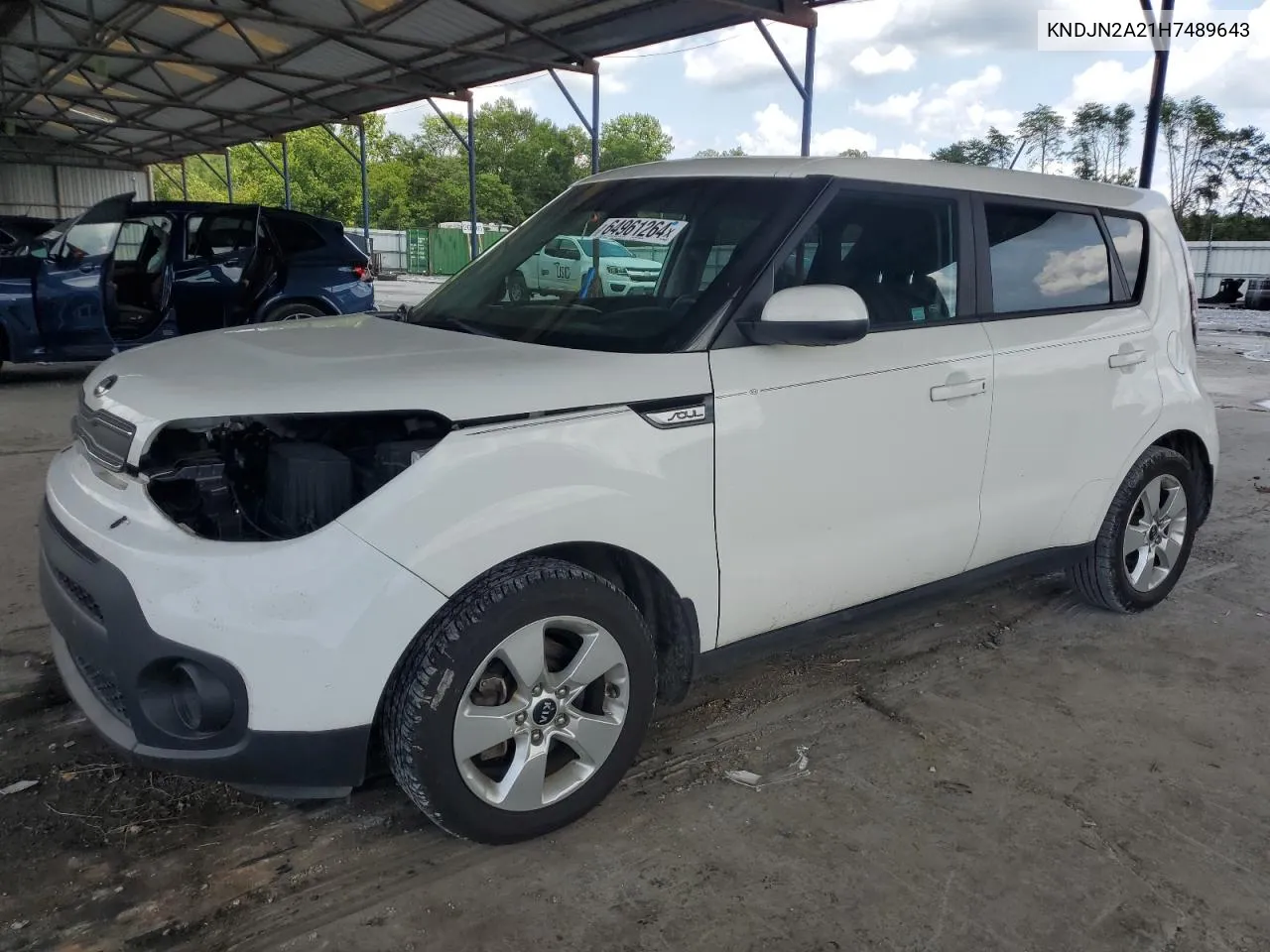 2017 Kia Soul VIN: KNDJN2A21H7489643 Lot: 64961264