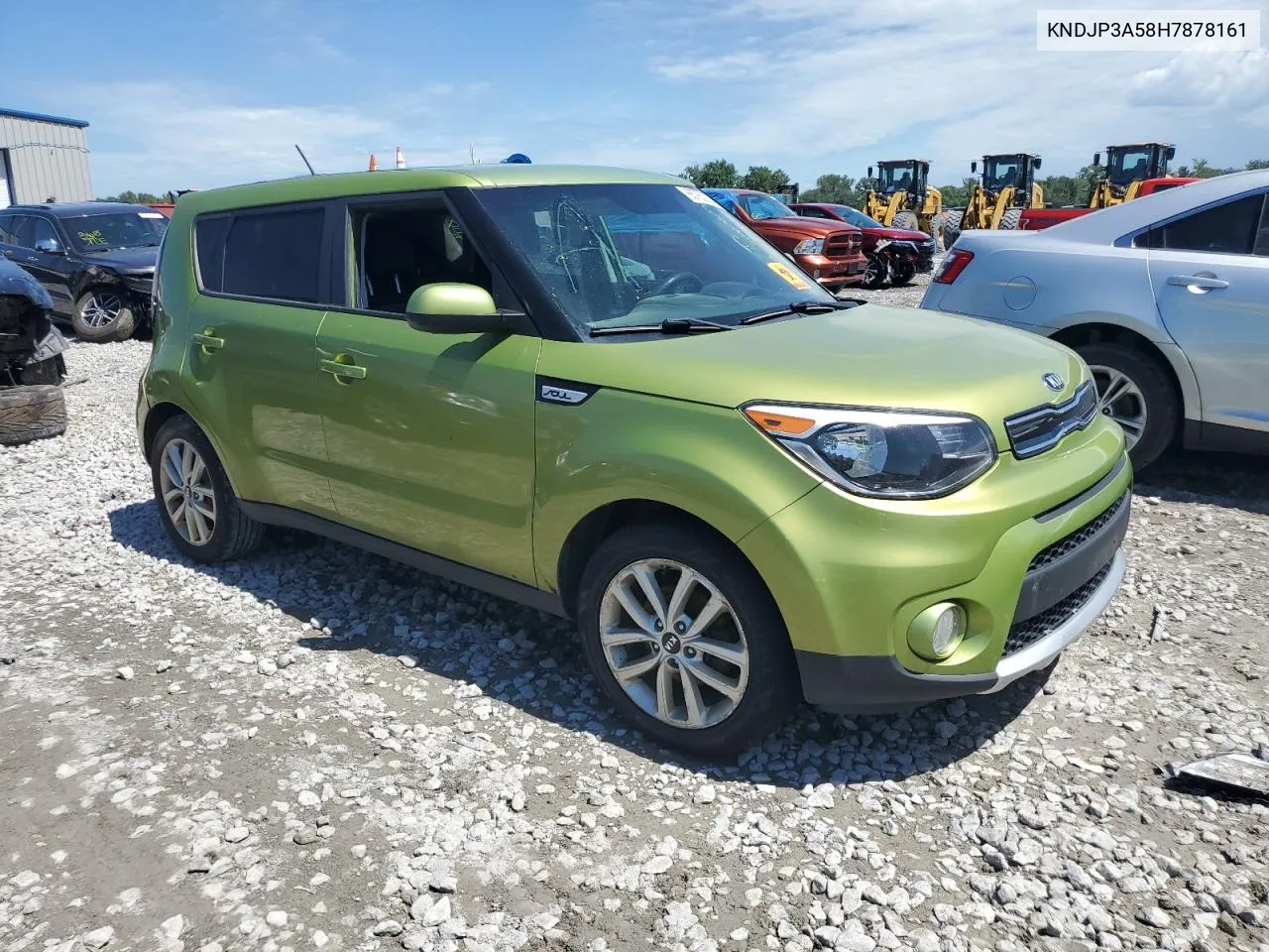 2017 Kia Soul + VIN: KNDJP3A58H7878161 Lot: 65763064