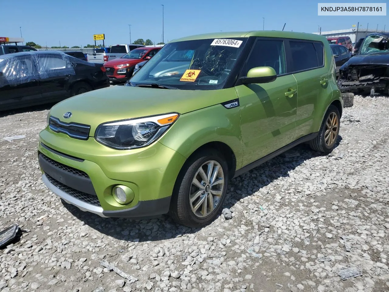 2017 Kia Soul + VIN: KNDJP3A58H7878161 Lot: 65763064