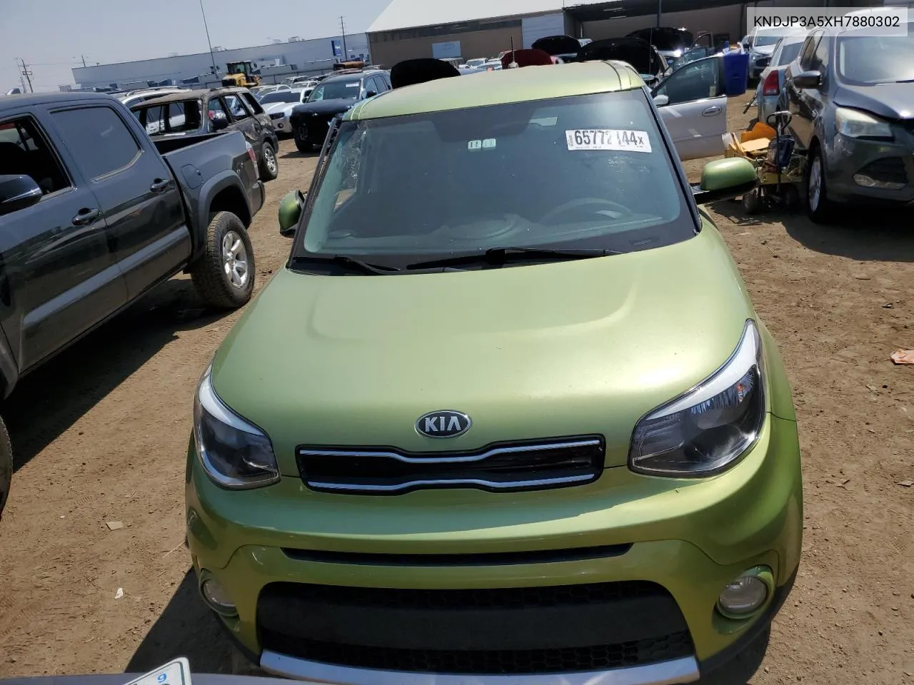 2017 Kia Soul + VIN: KNDJP3A5XH7880302 Lot: 65772144