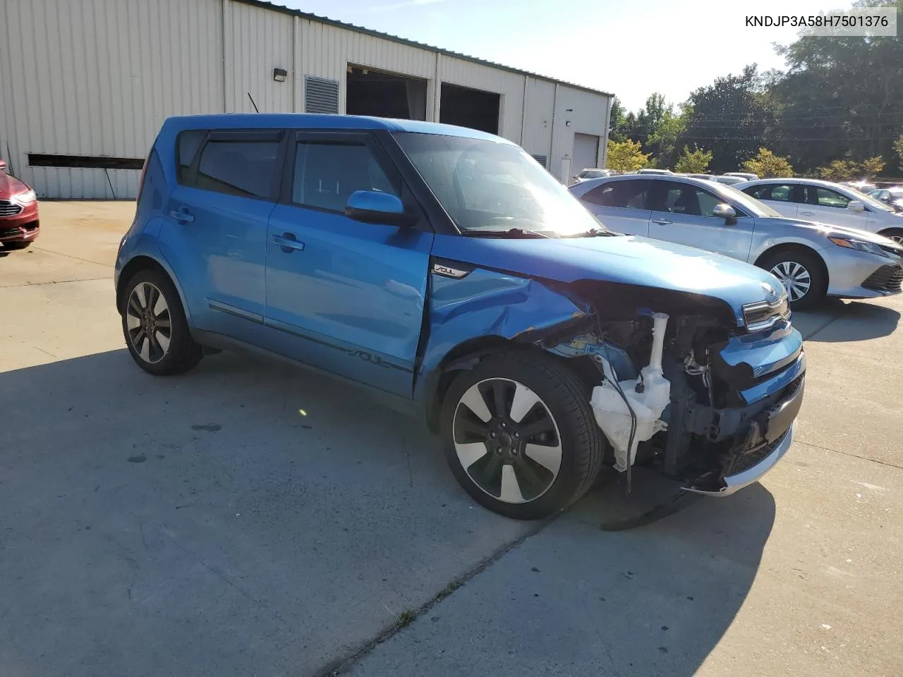 2017 Kia Soul + VIN: KNDJP3A58H7501376 Lot: 67273864