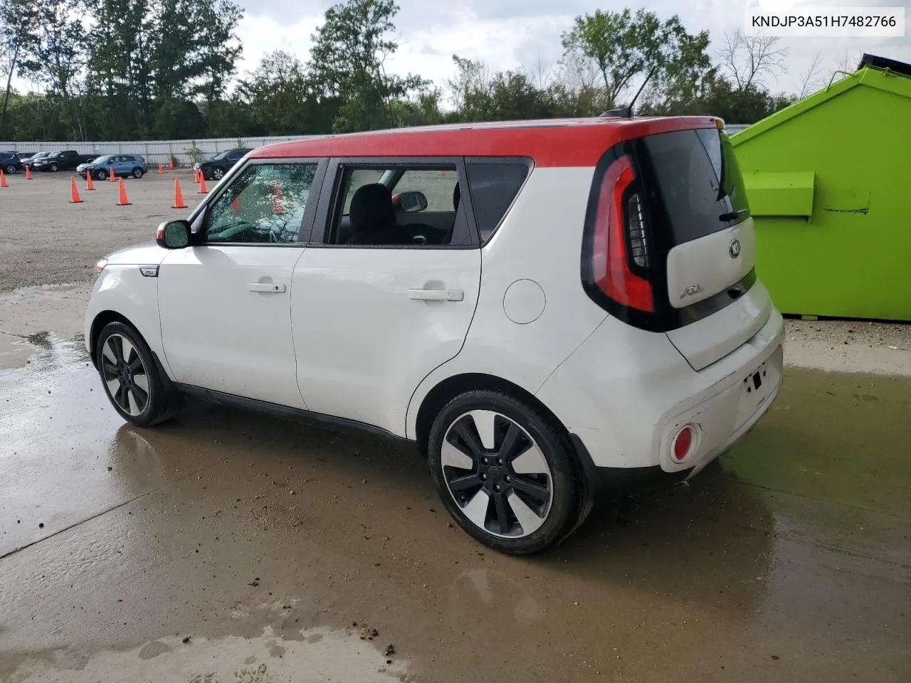 2017 Kia Soul + VIN: KNDJP3A51H7482766 Lot: 67961044