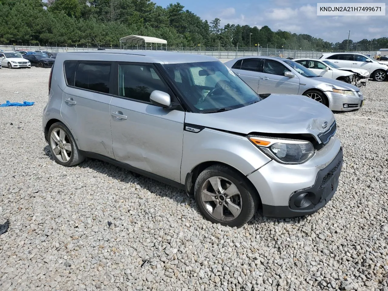 2017 Kia Soul VIN: KNDJN2A21H7499671 Lot: 68294254