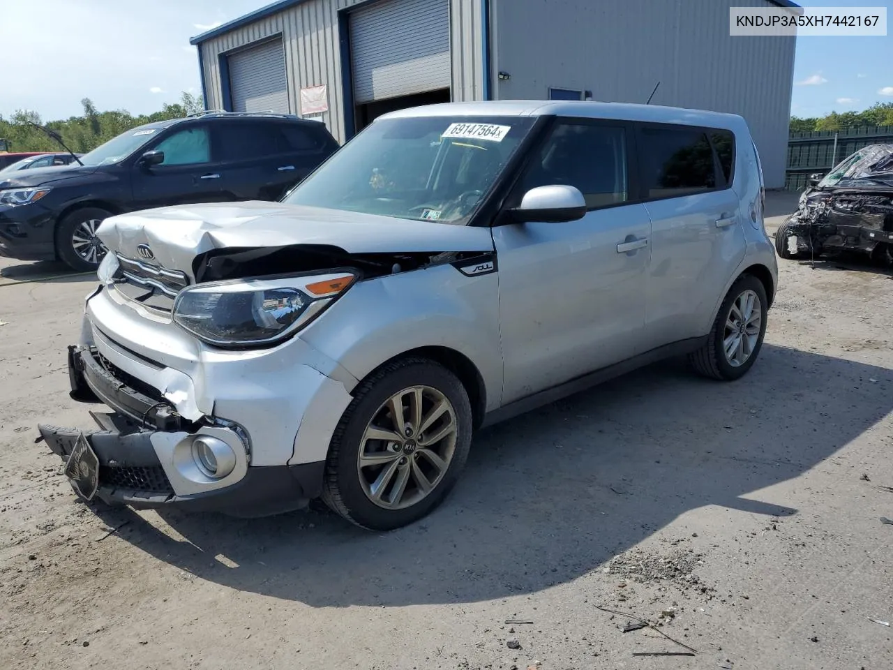 2017 Kia Soul + VIN: KNDJP3A5XH7442167 Lot: 69147564