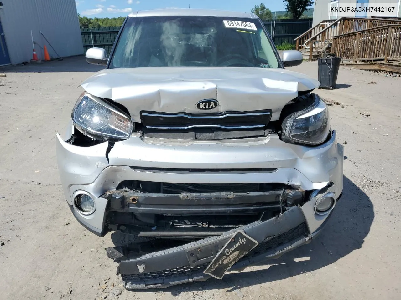 2017 Kia Soul + VIN: KNDJP3A5XH7442167 Lot: 69147564