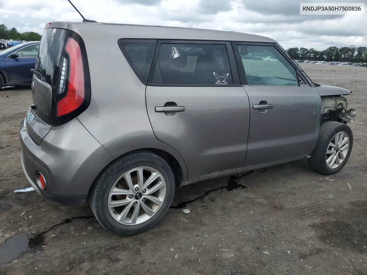 2017 Kia Soul + VIN: KNDJP3A50H7500836 Lot: 69502584