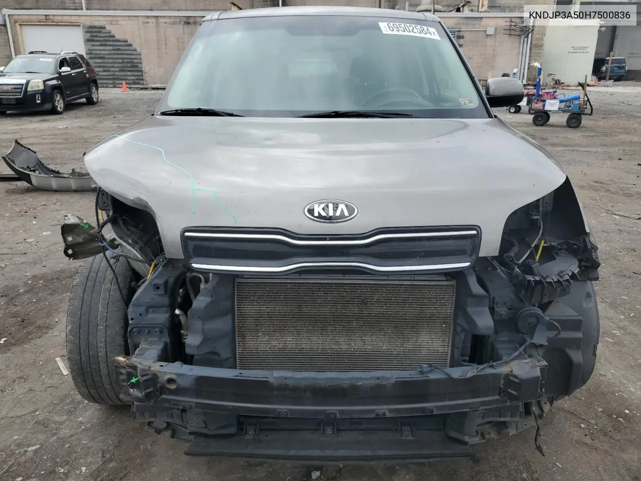 2017 Kia Soul + VIN: KNDJP3A50H7500836 Lot: 69502584