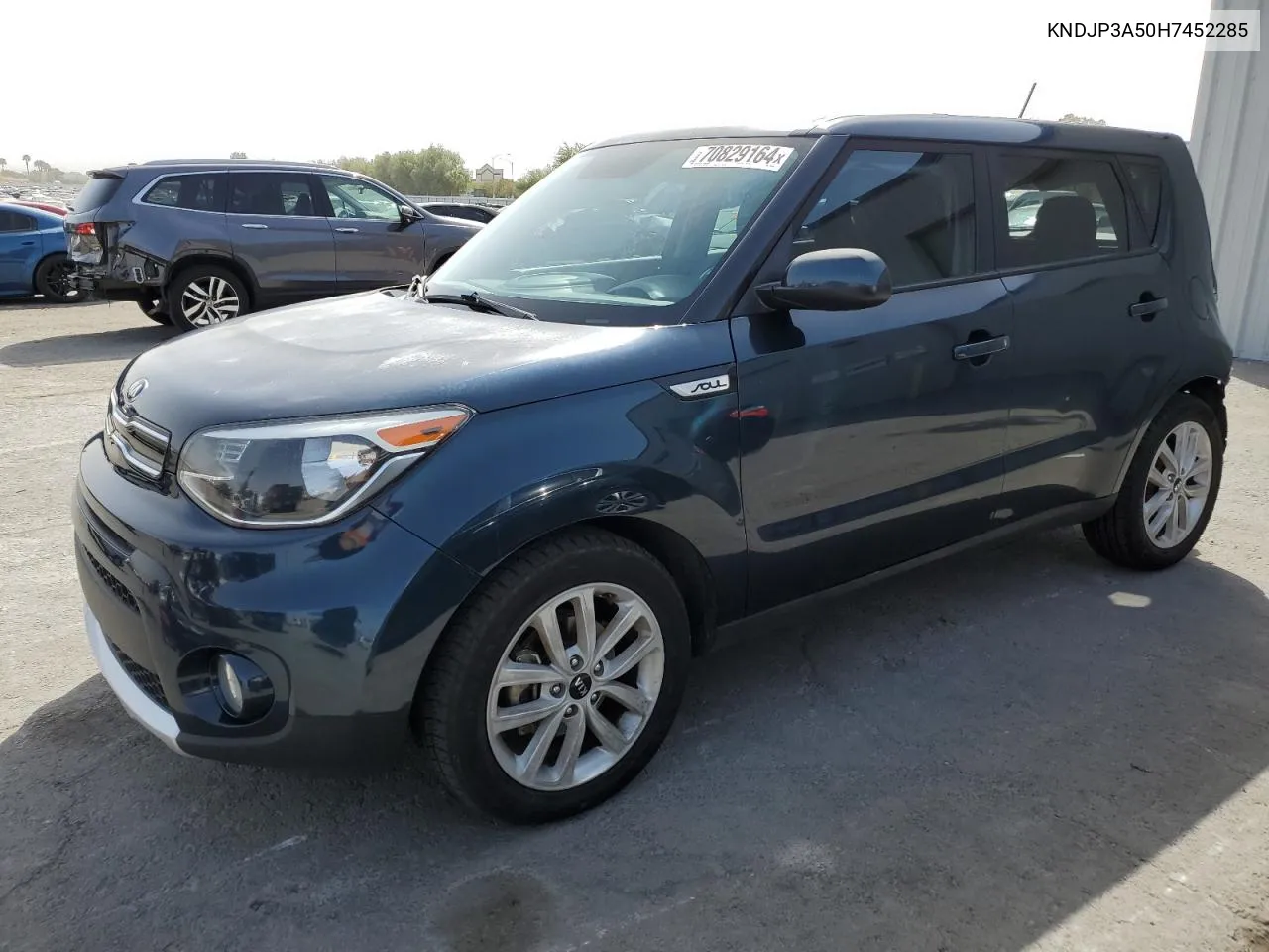 2017 Kia Soul + VIN: KNDJP3A50H7452285 Lot: 70829164