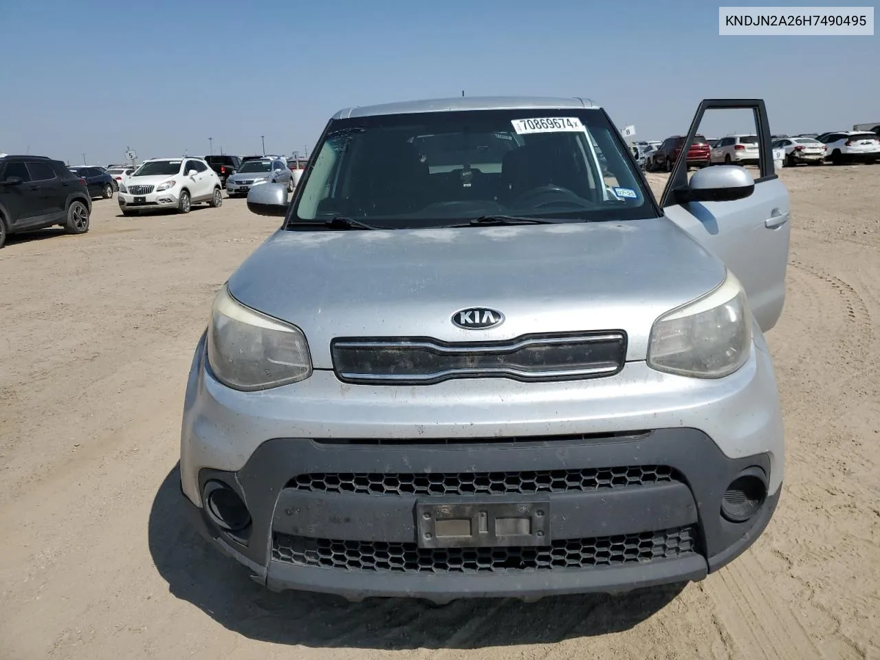 2017 Kia Soul VIN: KNDJN2A26H7490495 Lot: 70869674