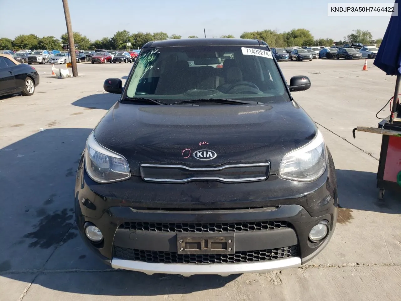 2017 Kia Soul + VIN: KNDJP3A50H7464422 Lot: 71420274