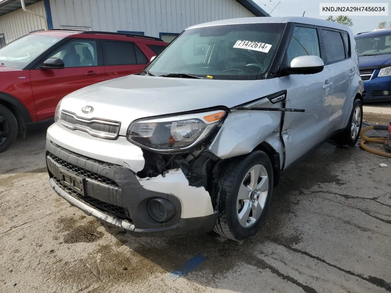 2017 Kia Soul VIN: KNDJN2A29H7456034 Lot: 71472614