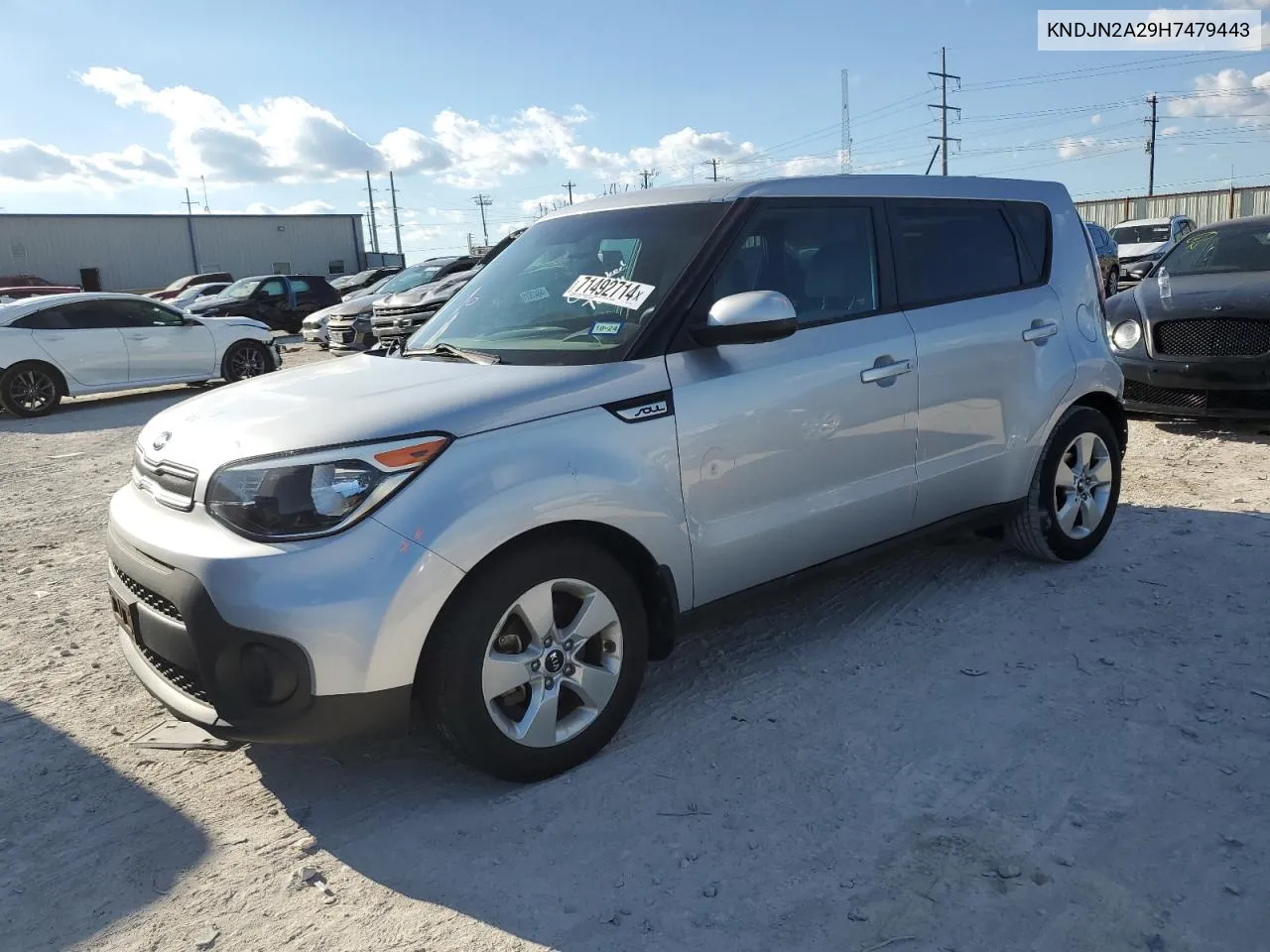 2017 Kia Soul VIN: KNDJN2A29H7479443 Lot: 71492714