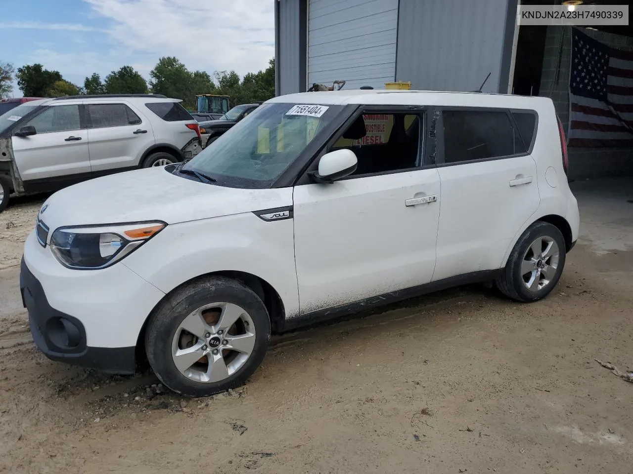 2017 Kia Soul VIN: KNDJN2A23H7490339 Lot: 71551404