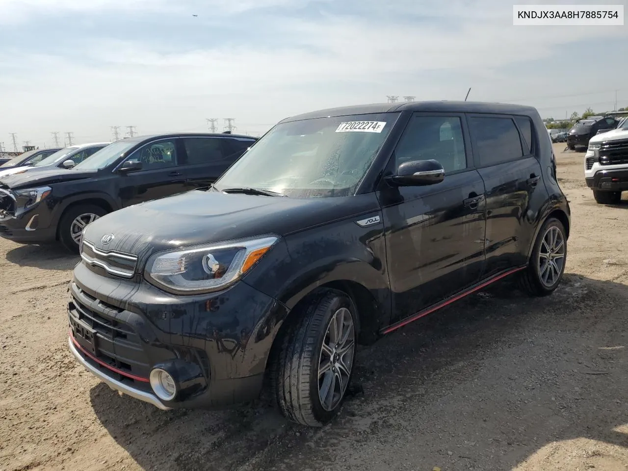 2017 Kia Soul ! VIN: KNDJX3AA8H7885754 Lot: 72022274