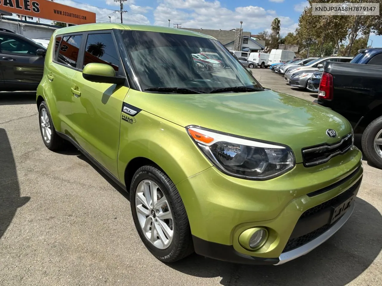 2017 Kia Soul + VIN: KNDJP3A58H7879147 Lot: 72279214