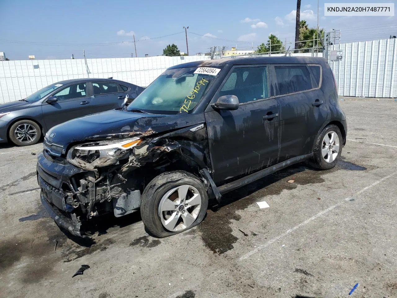 KNDJN2A20H7487771 2017 Kia Soul