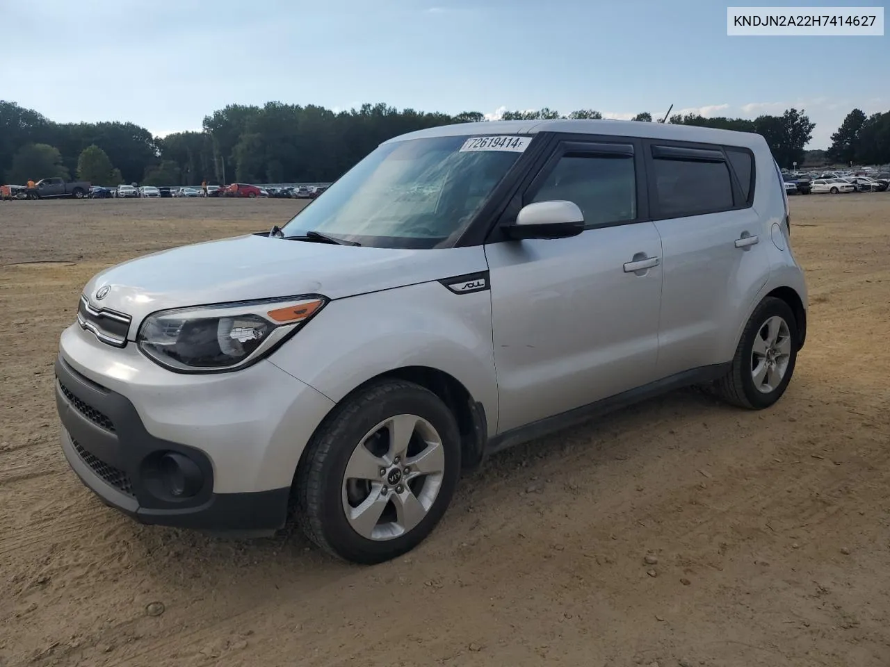 2017 Kia Soul VIN: KNDJN2A22H7414627 Lot: 72619414