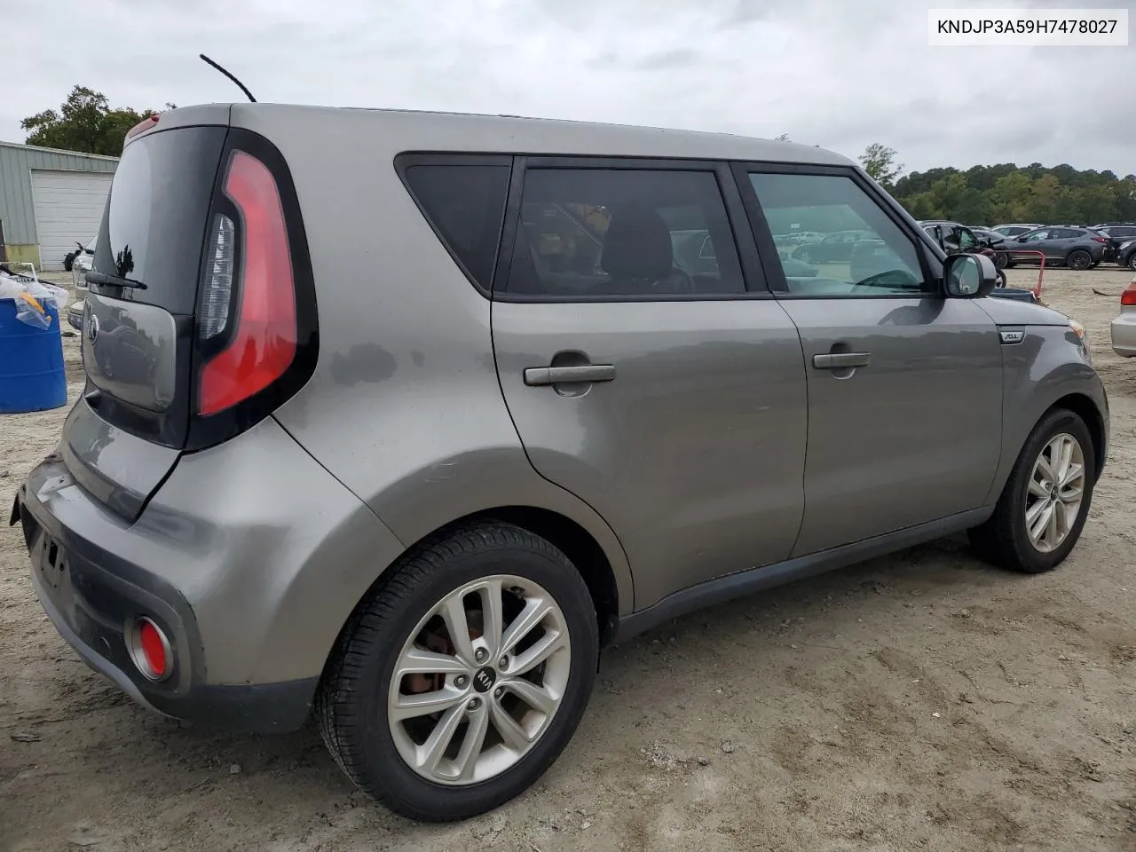 2017 Kia Soul + VIN: KNDJP3A59H7478027 Lot: 72641964