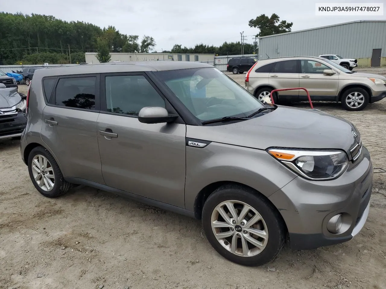 2017 Kia Soul + VIN: KNDJP3A59H7478027 Lot: 72641964