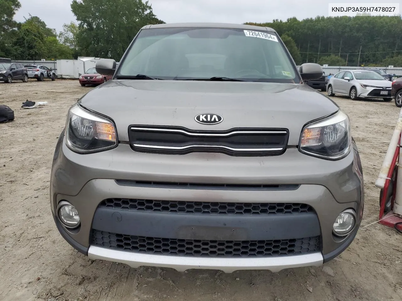 2017 Kia Soul + VIN: KNDJP3A59H7478027 Lot: 72641964