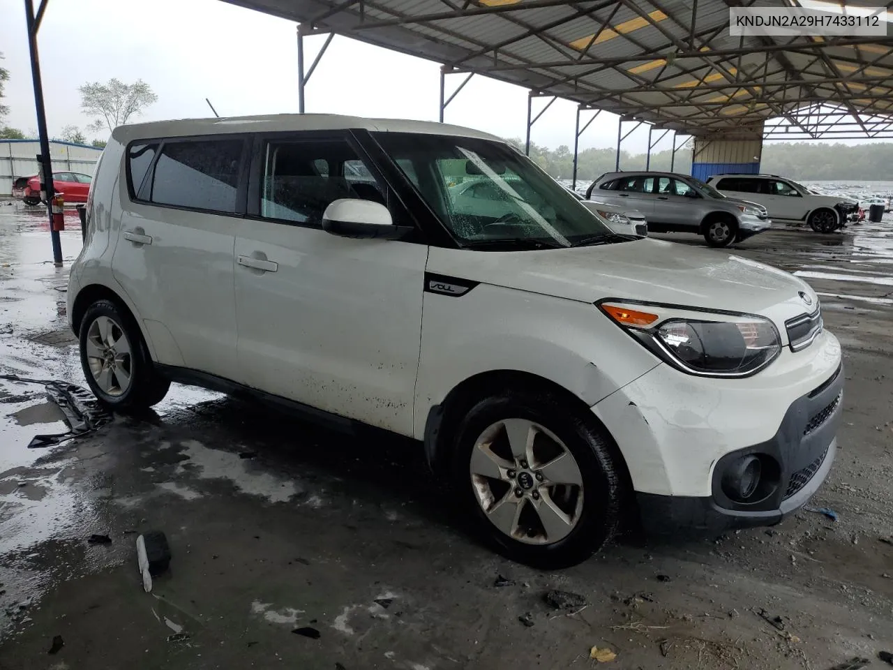 2017 Kia Soul VIN: KNDJN2A29H7433112 Lot: 72690914