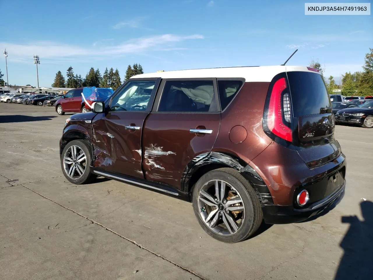 2017 Kia Soul + VIN: KNDJP3A54H7491963 Lot: 72769224