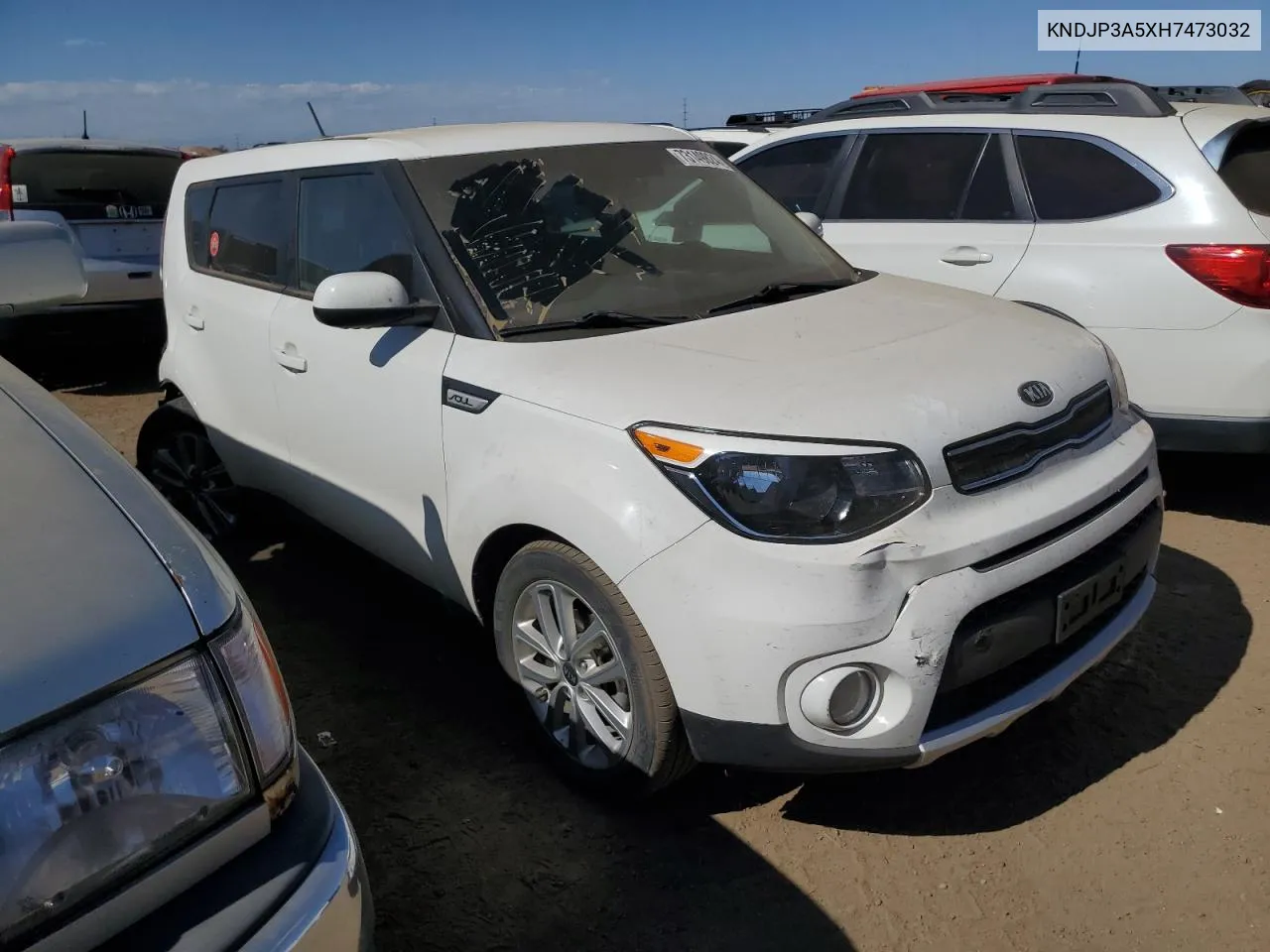 2017 Kia Soul + VIN: KNDJP3A5XH7473032 Lot: 73149824