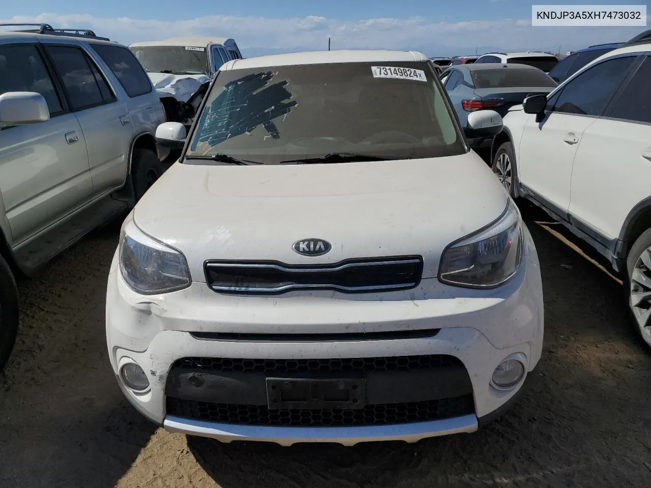 2017 Kia Soul + VIN: KNDJP3A5XH7473032 Lot: 73149824