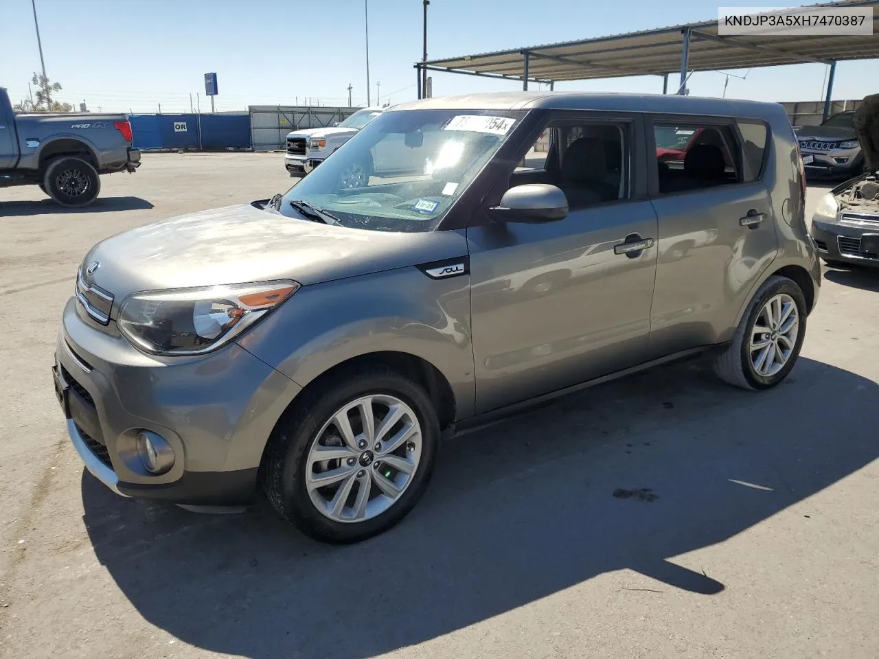 2017 Kia Soul + VIN: KNDJP3A5XH7470387 Lot: 73259054