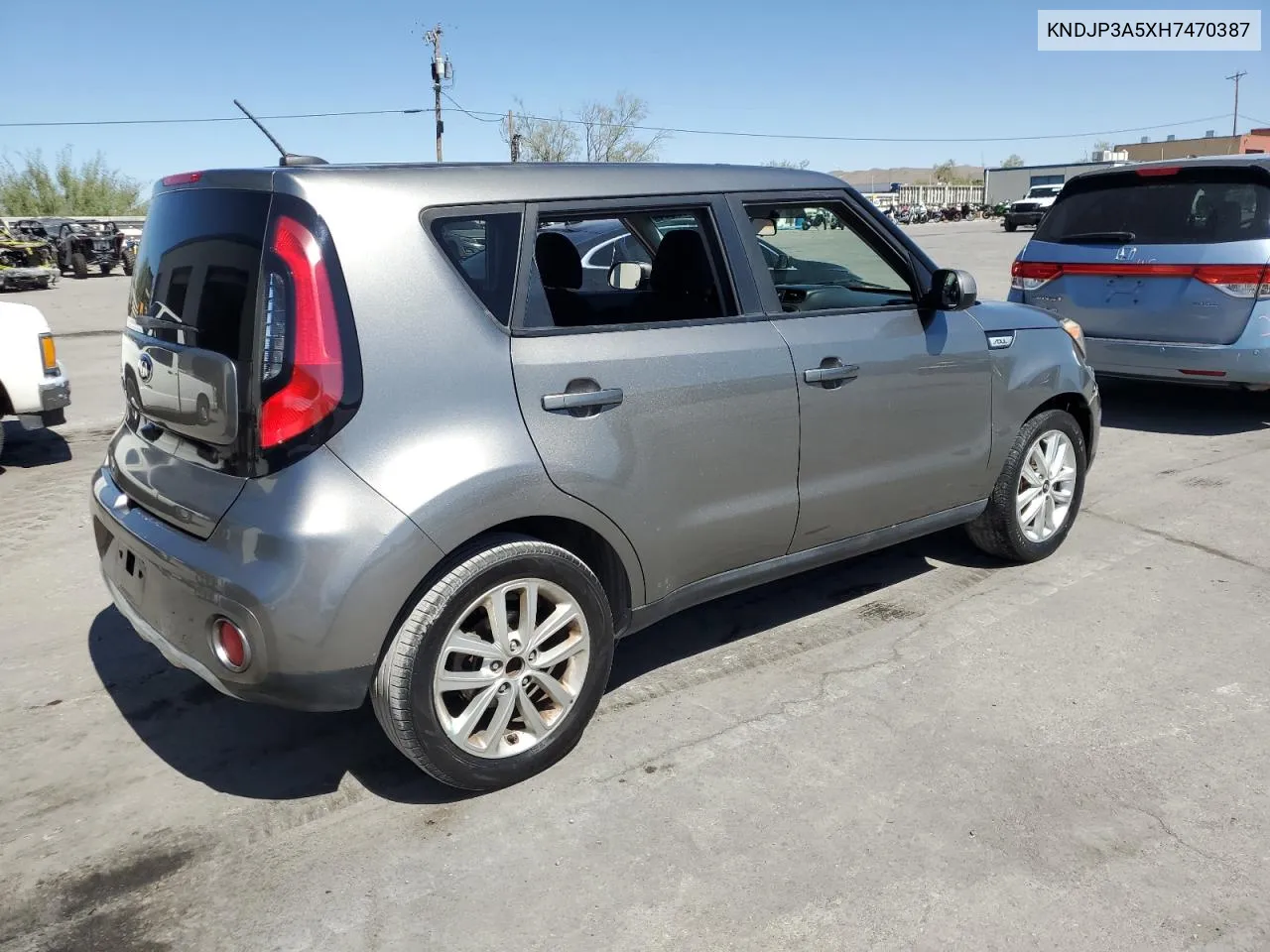 2017 Kia Soul + VIN: KNDJP3A5XH7470387 Lot: 73259054