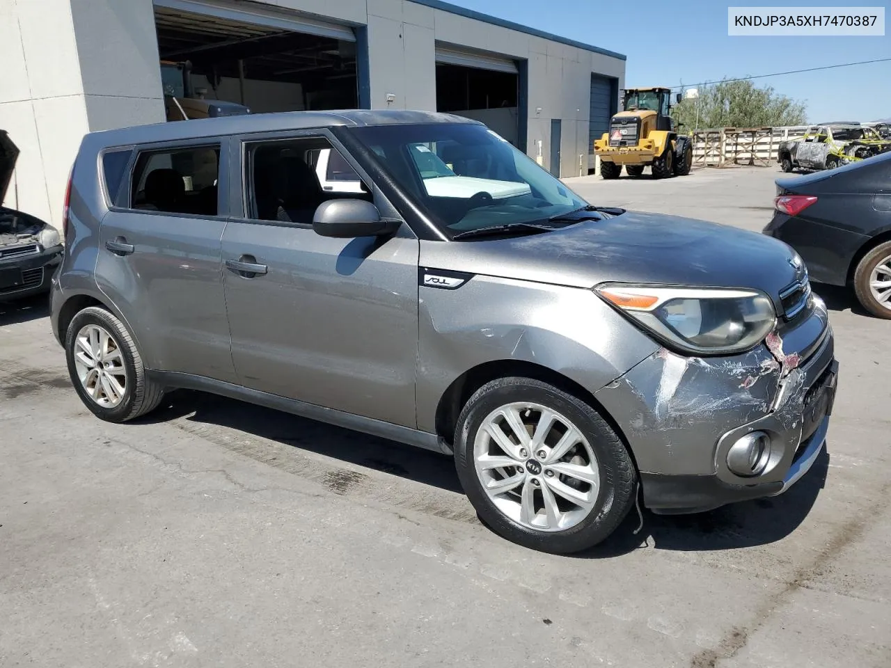 2017 Kia Soul + VIN: KNDJP3A5XH7470387 Lot: 73259054