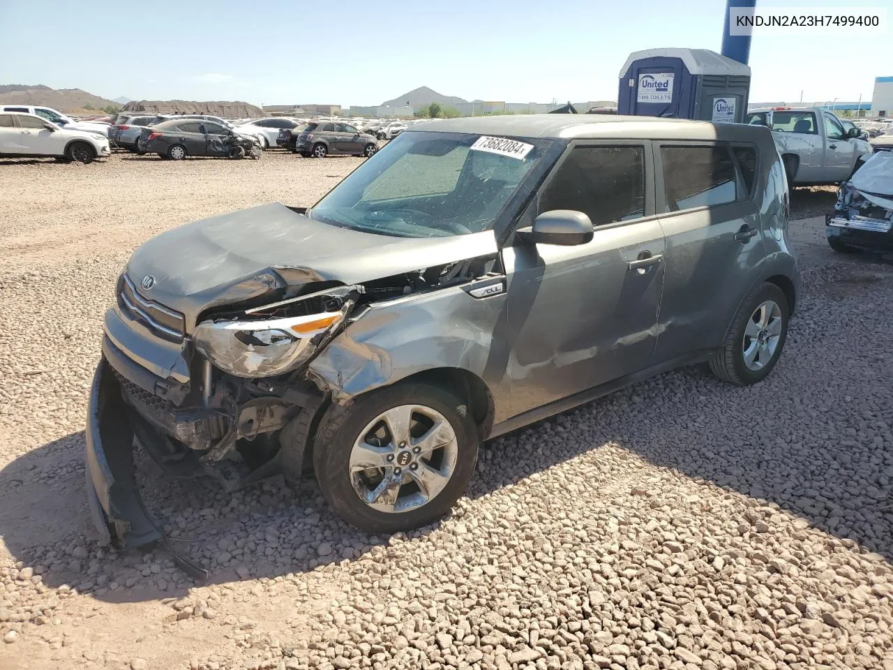 2017 Kia Soul VIN: KNDJN2A23H7499400 Lot: 73682084