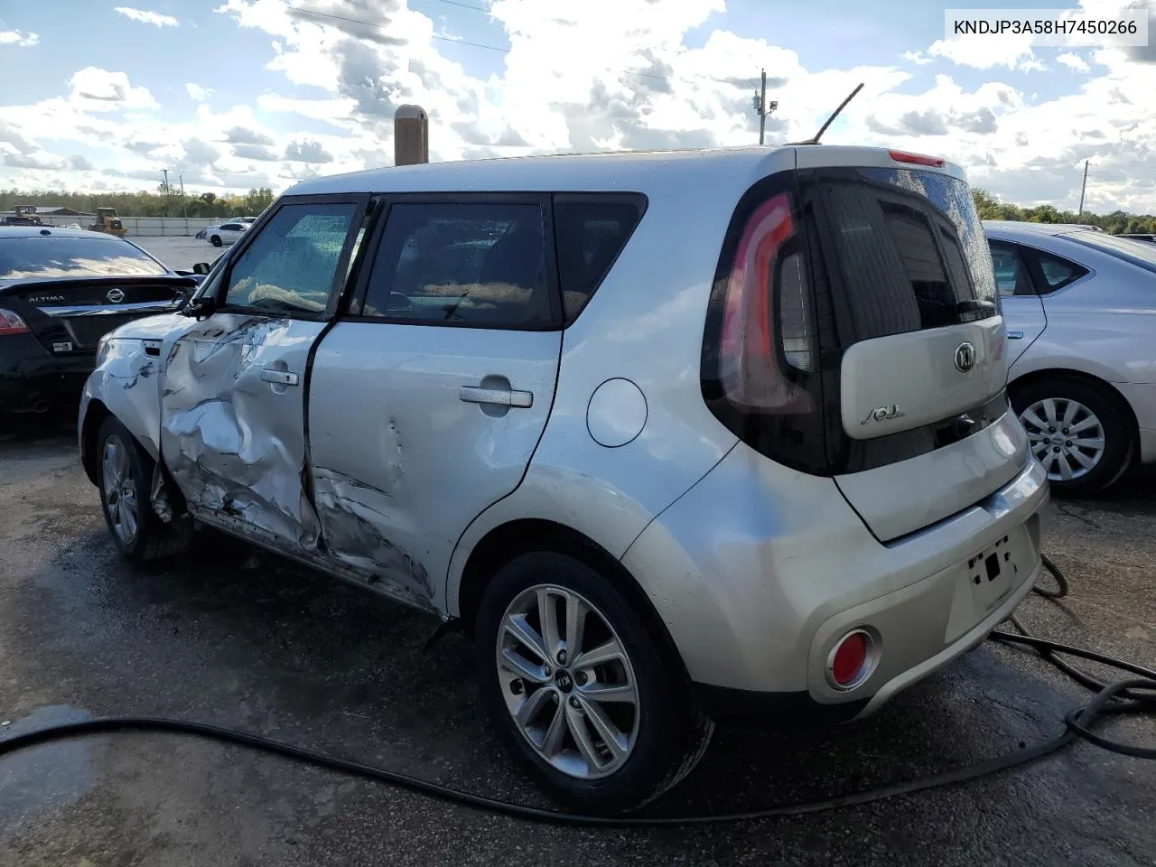 2017 Kia Soul + VIN: KNDJP3A58H7450266 Lot: 73961914