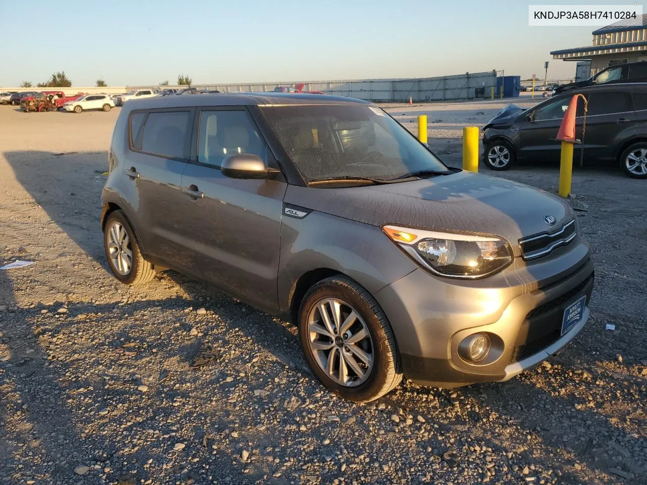 2017 Kia Soul + VIN: KNDJP3A58H7410284 Lot: 74188974