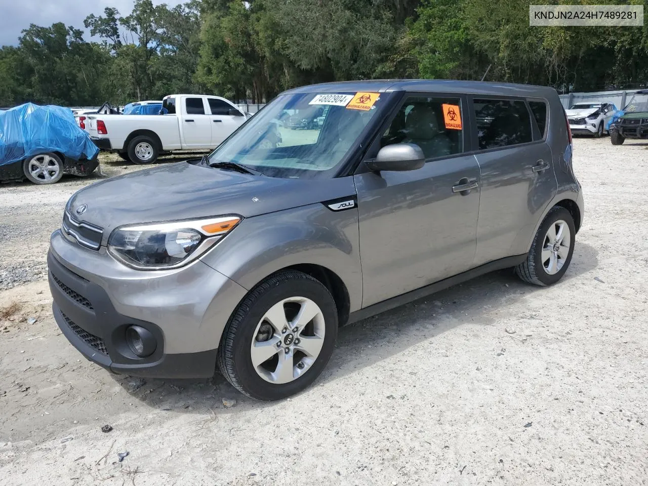 2017 Kia Soul VIN: KNDJN2A24H7489281 Lot: 74802904