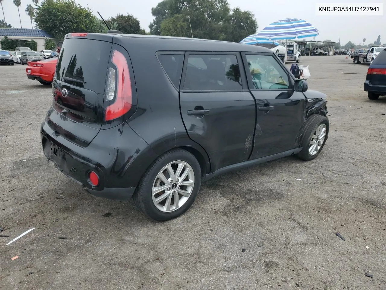 2017 Kia Soul + VIN: KNDJP3A54H7427941 Lot: 74849804