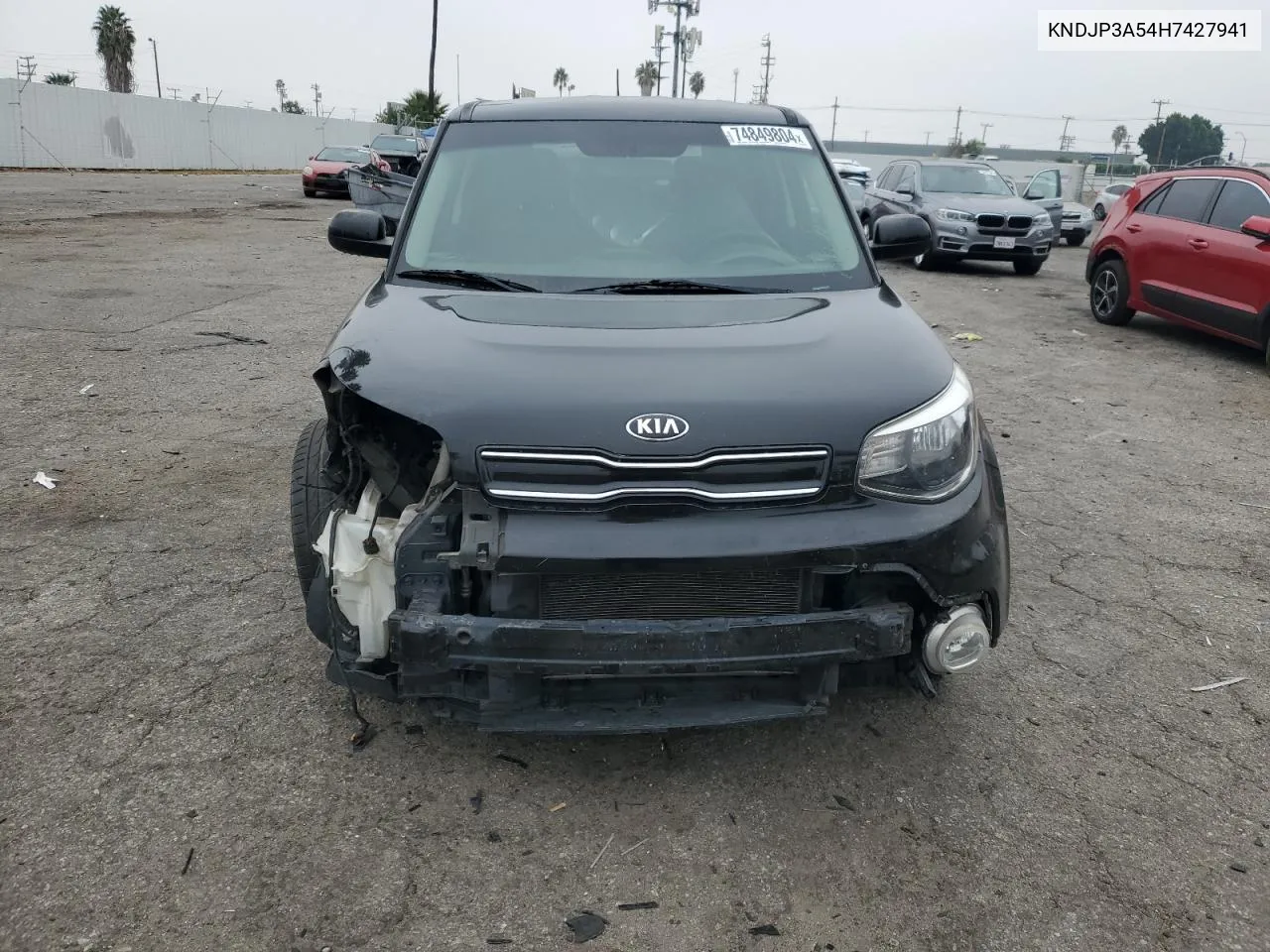 2017 Kia Soul + VIN: KNDJP3A54H7427941 Lot: 74849804