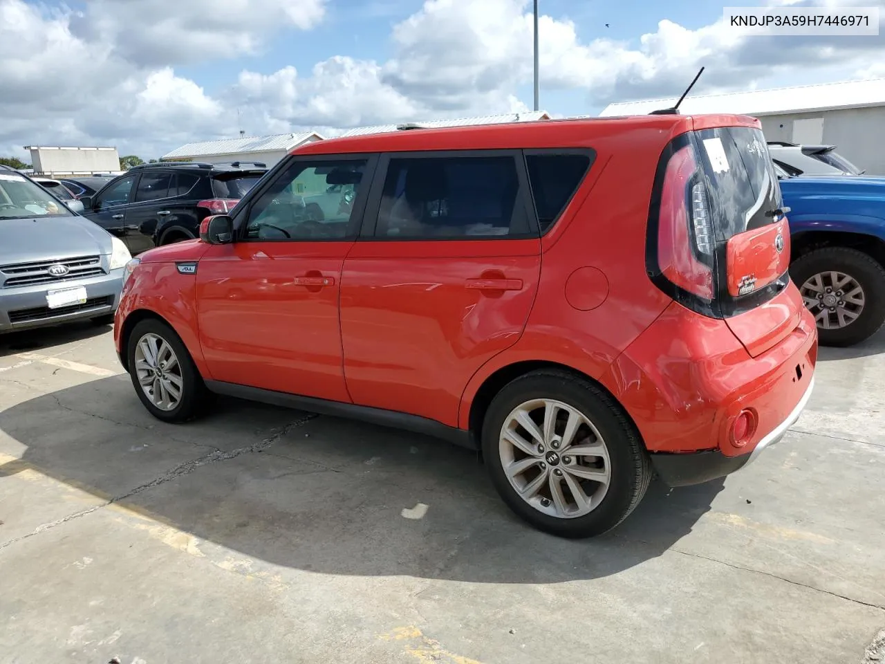 2017 Kia Soul + VIN: KNDJP3A59H7446971 Lot: 74962724