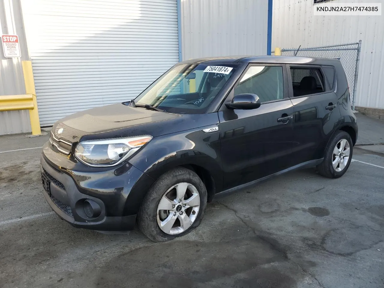 2017 Kia Soul VIN: KNDJN2A27H7474385 Lot: 75041874