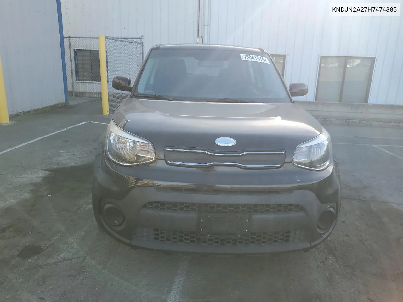 2017 Kia Soul VIN: KNDJN2A27H7474385 Lot: 75041874