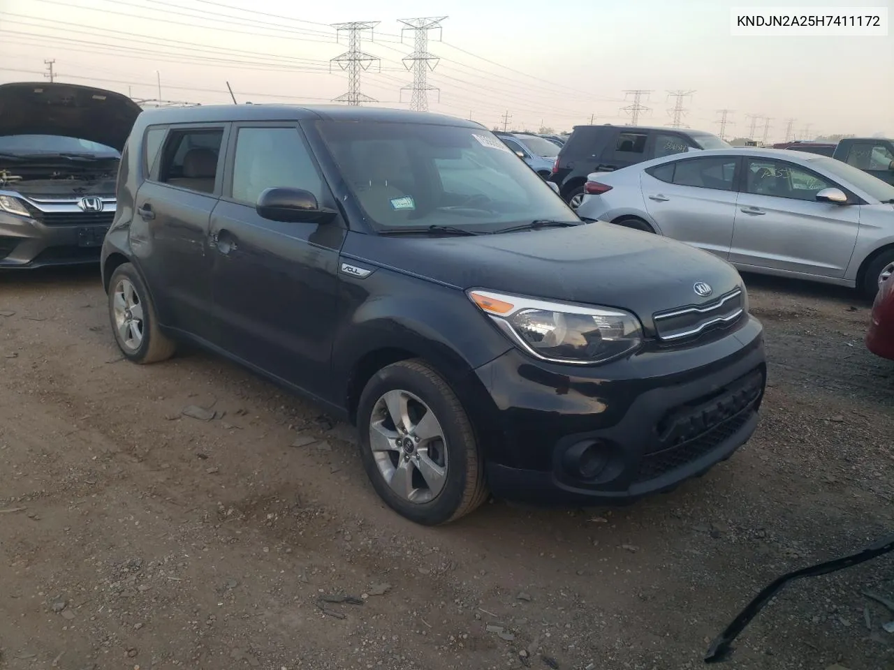 2017 Kia Soul VIN: KNDJN2A25H7411172 Lot: 75668994