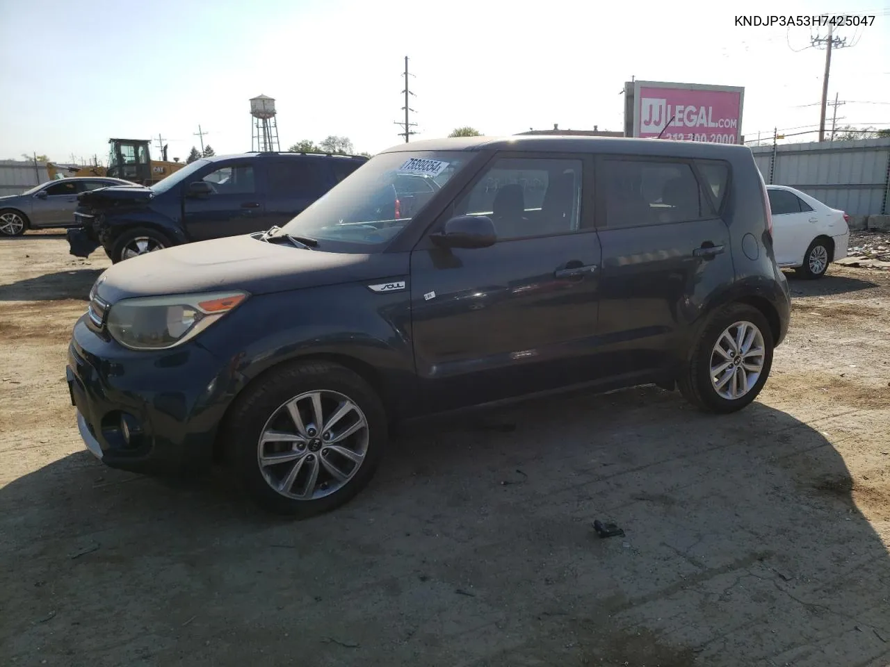 2017 Kia Soul + VIN: KNDJP3A53H7425047 Lot: 75899354