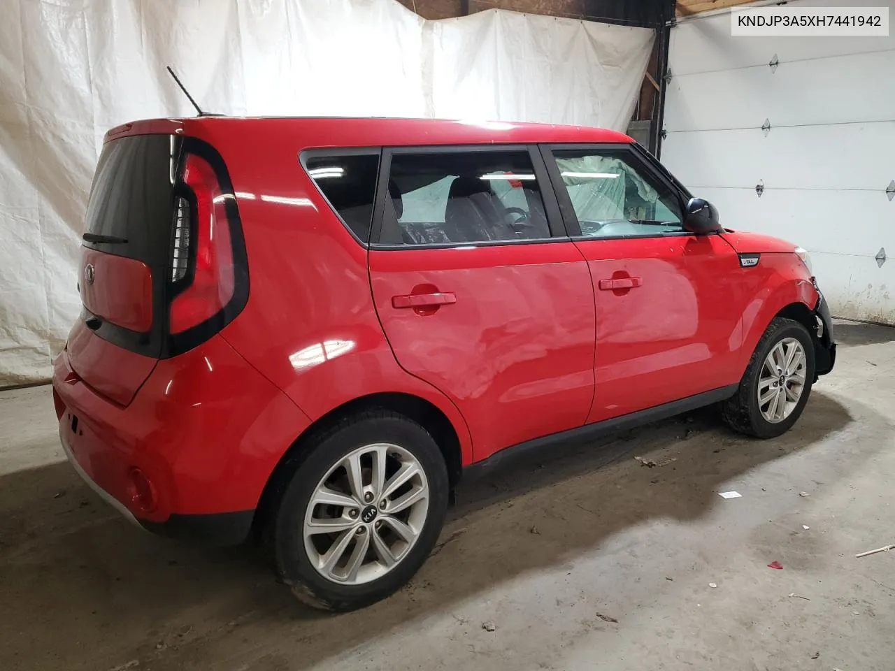 2017 Kia Soul + VIN: KNDJP3A5XH7441942 Lot: 76006324